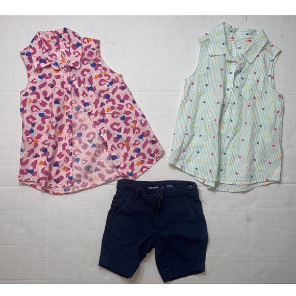 Girls 6 6X Lot Bundle 8 Pieces LOL Outfit Frozen Leggings Blouses School Clothes - Picture 4 of 7